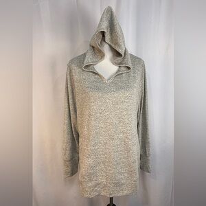 D&Co Active  Size L Sweatshirt Gray fleece hooded